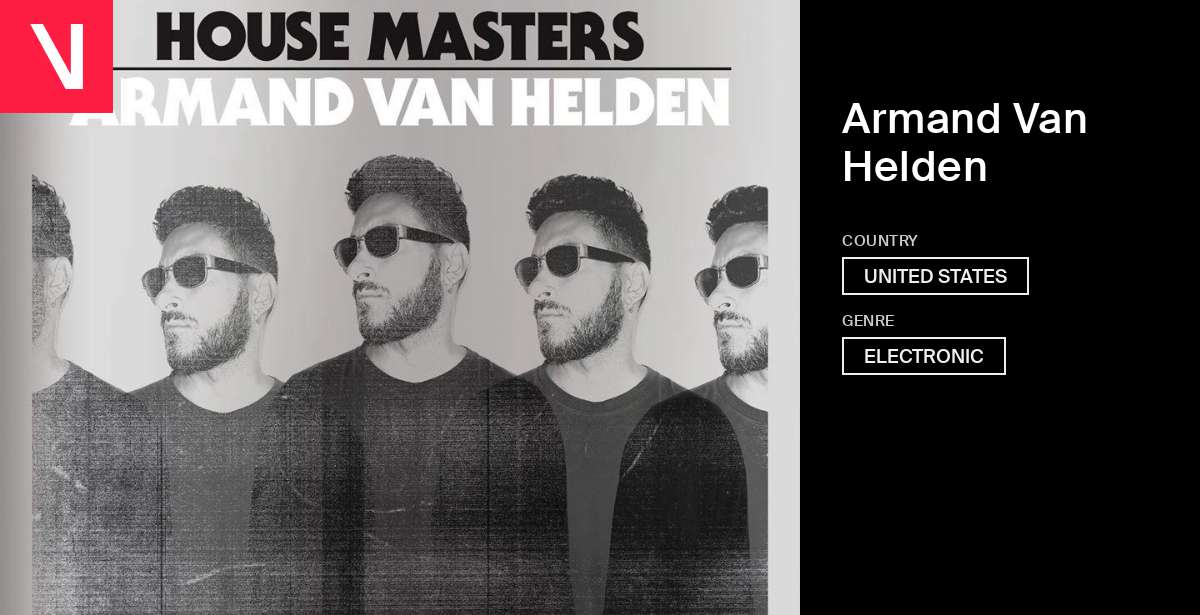 Armand Van Helden - Songs, Events and Music Stats | Viberate.com