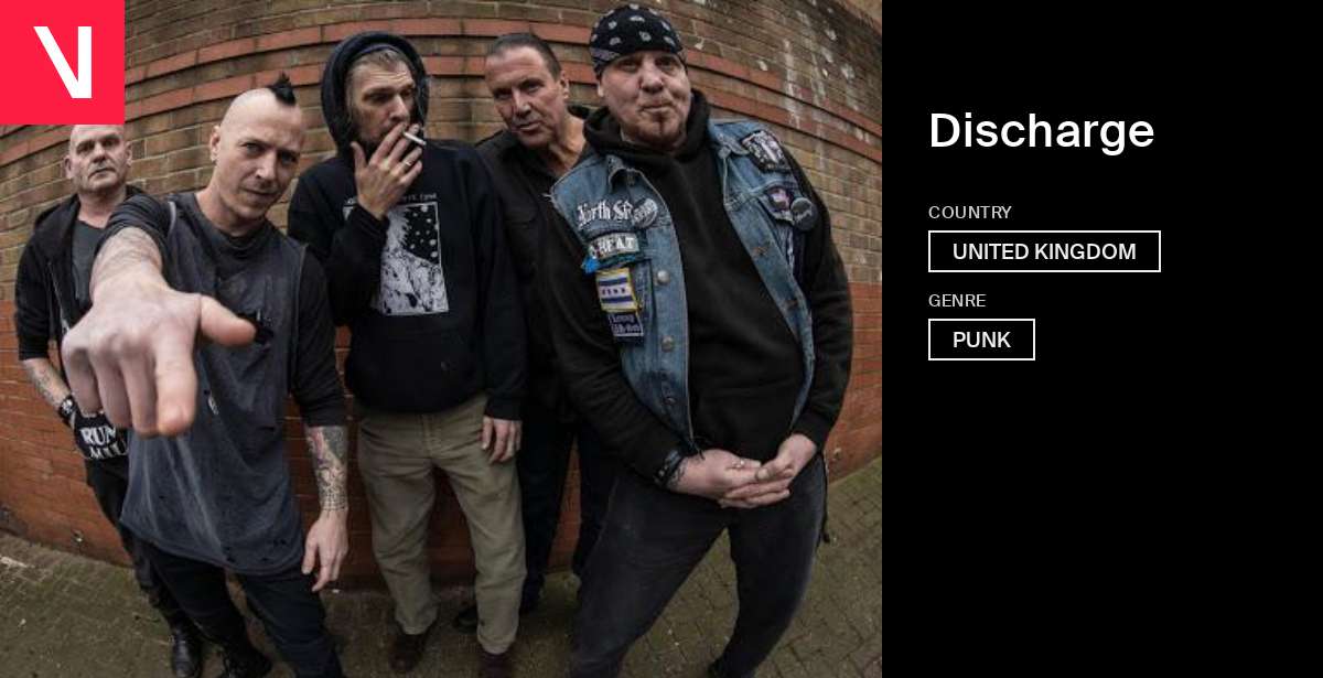 Discharge - Songs, Events and Music Stats | Viberate.com